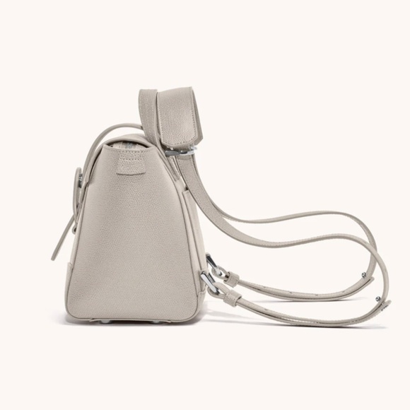 Senreve Mini Maestra Sand Pebbled Leather Shoulder bag NEW - Picture 5 of 15